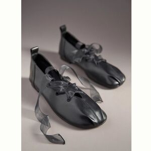 Reike Nen Organza Ribbon Ballet Flats